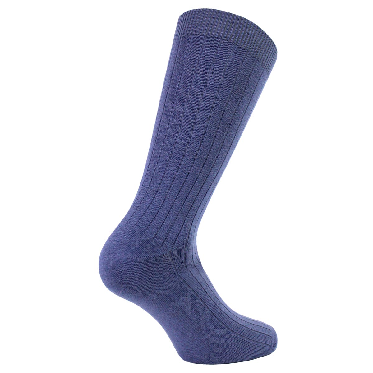 Peruggi - Calcetín Bamboo Acanalado Largo Americano