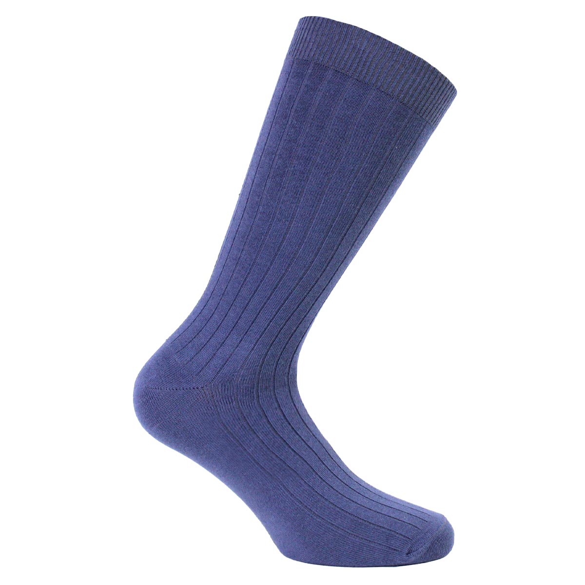 Peruggi - Calcetín Bamboo Acanalado Largo Americano