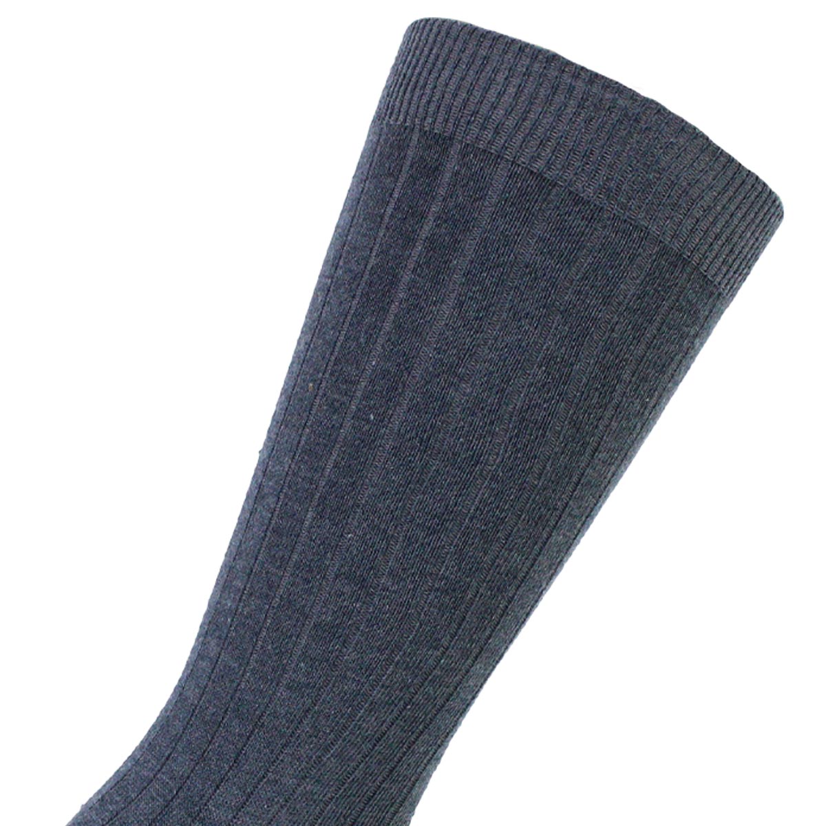 Peruggi - Calcetín Bamboo Acanalado Largo Americano