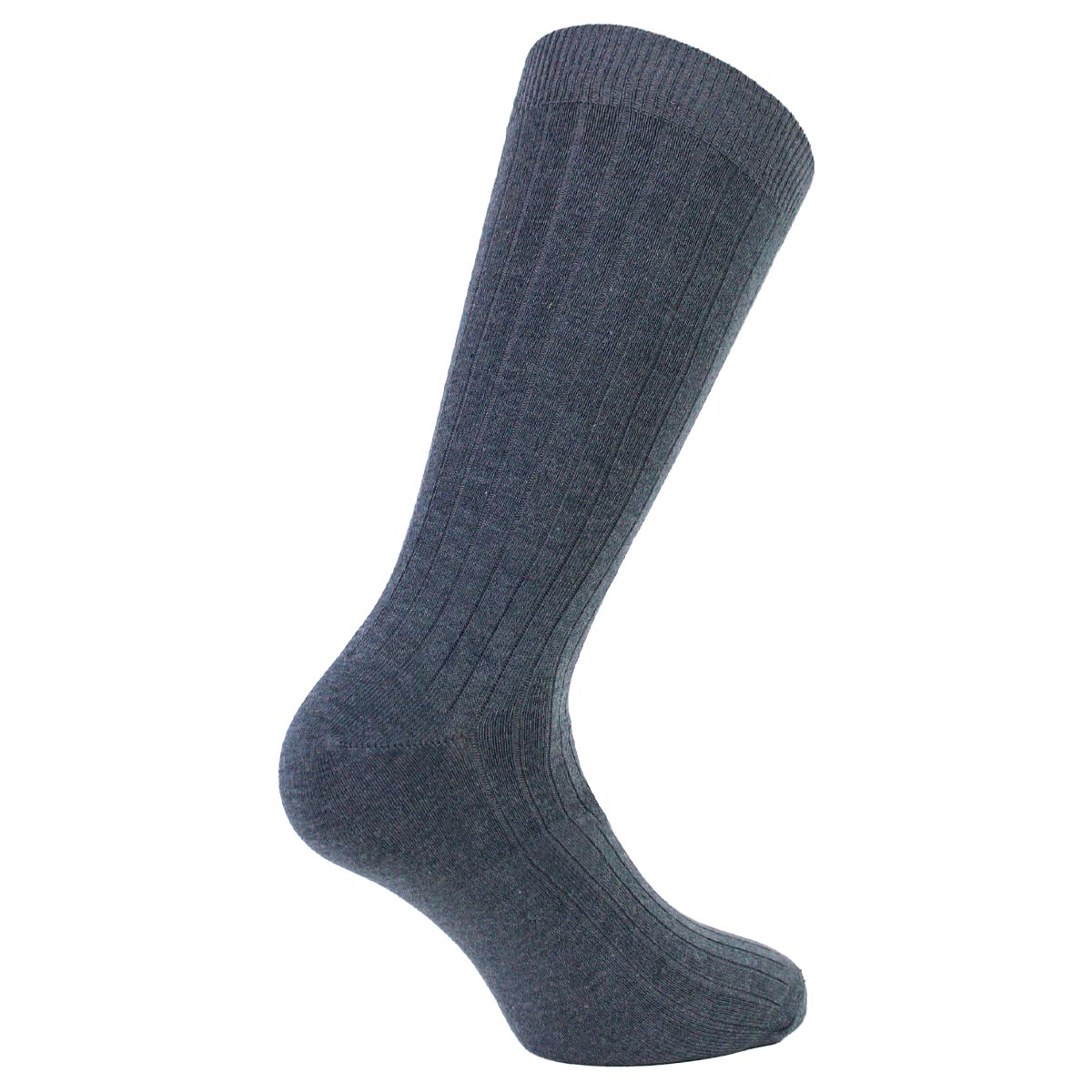 Peruggi - Calcetín Bamboo Acanalado Largo Americano