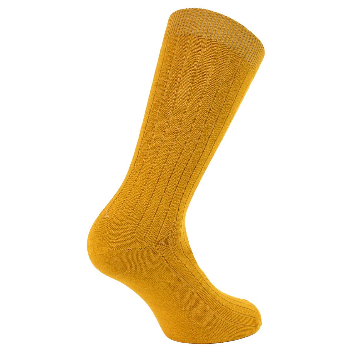 Peruggi - Calcetín Bamboo Acanalado Largo Americano