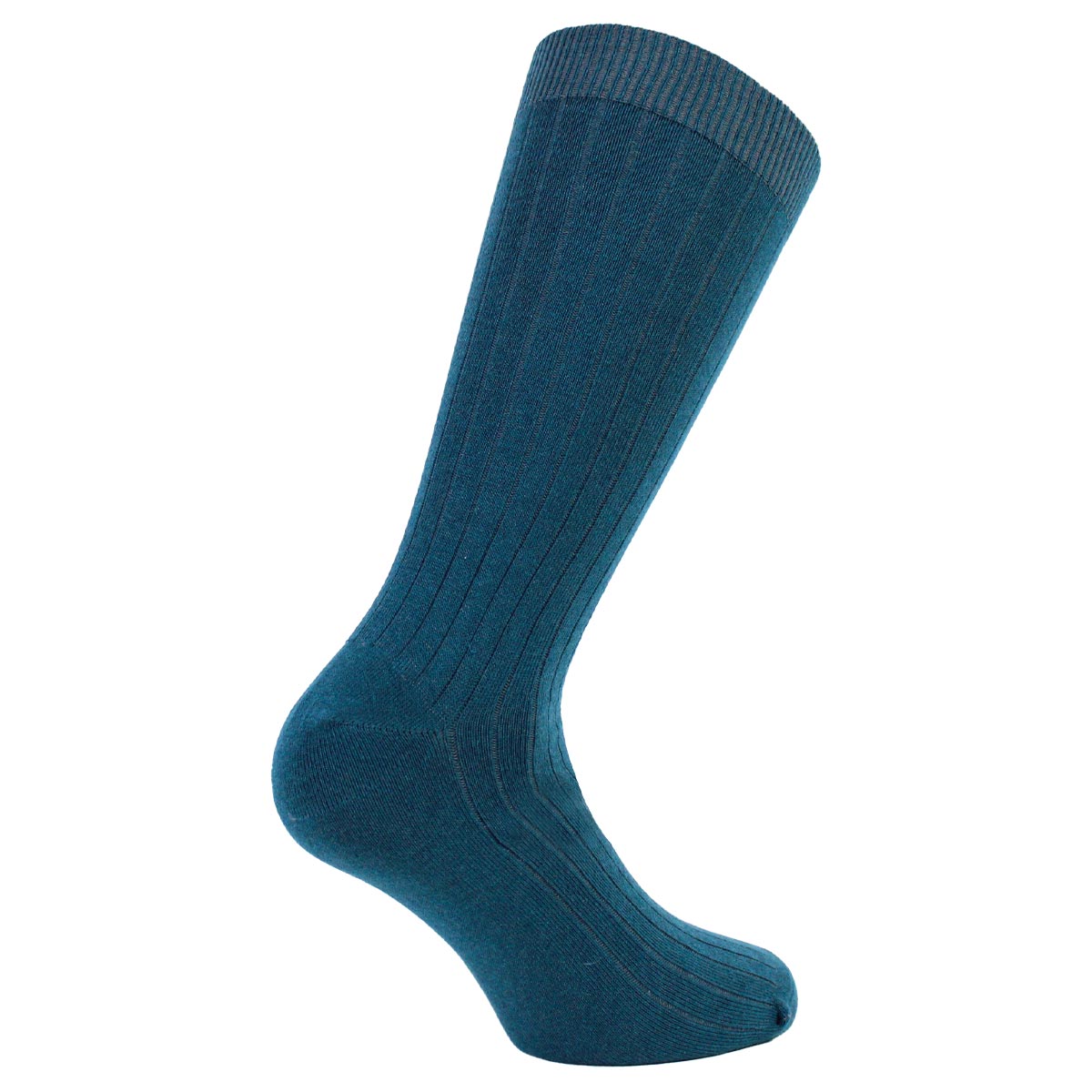 Peruggi - Calcetín Bamboo Acanalado Largo Americano