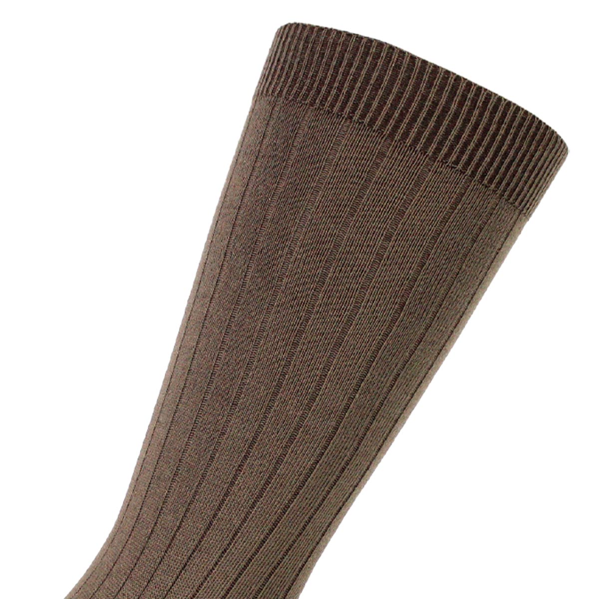 Peruggi - Calcetín Bamboo Acanalado Largo Americano