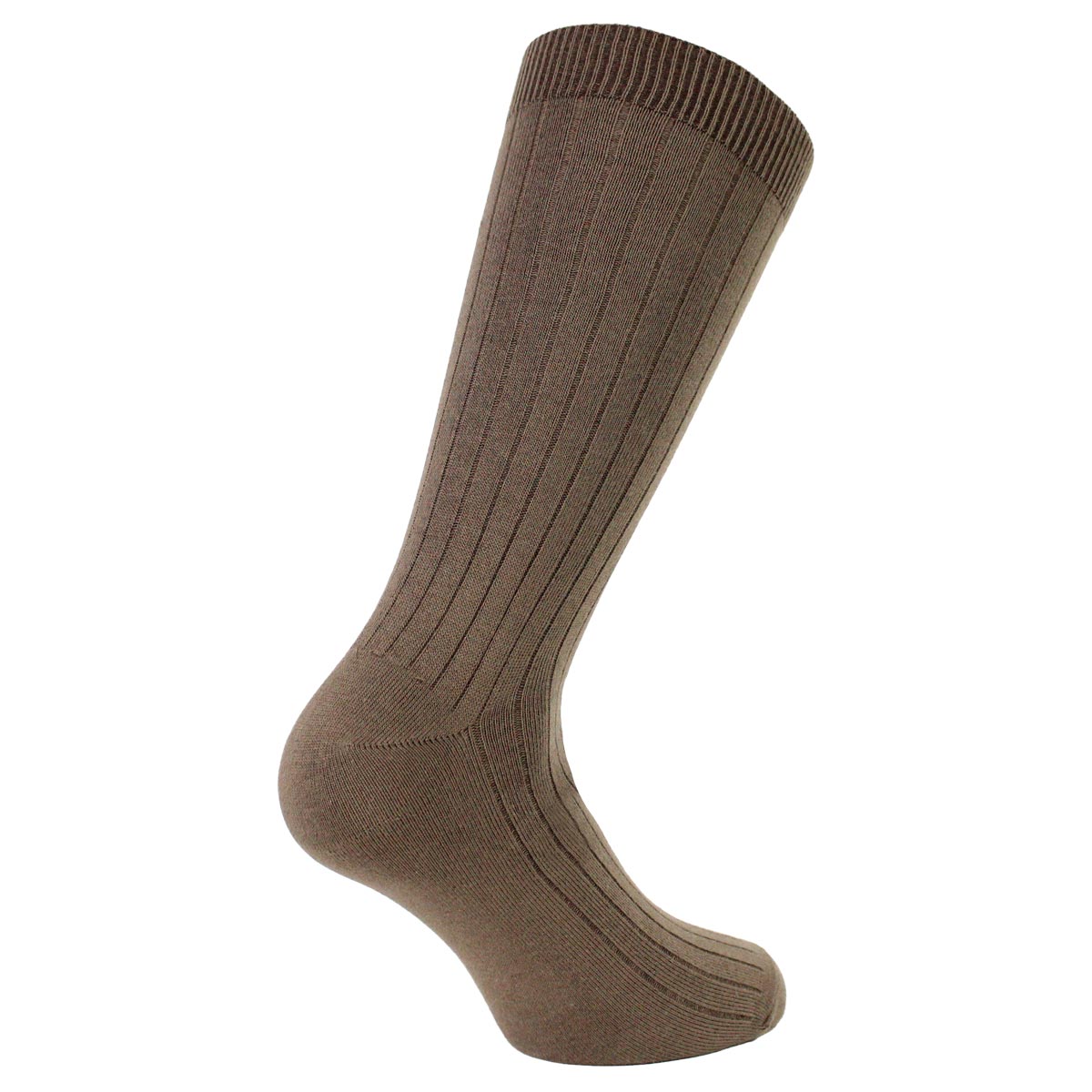 Peruggi - Calcetín Bamboo Acanalado Largo Americano