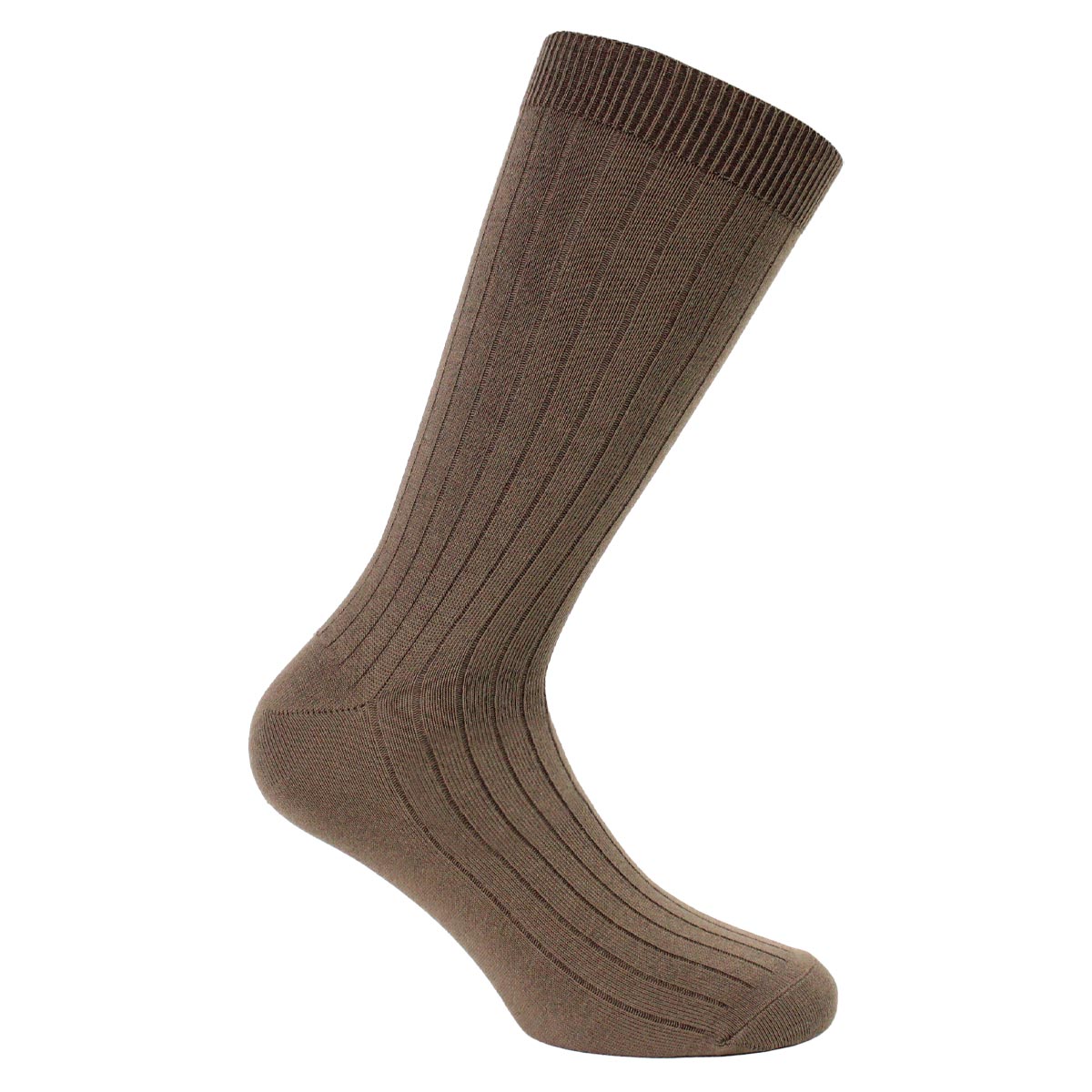 Peruggi - Calcetín Bamboo Acanalado Largo Americano