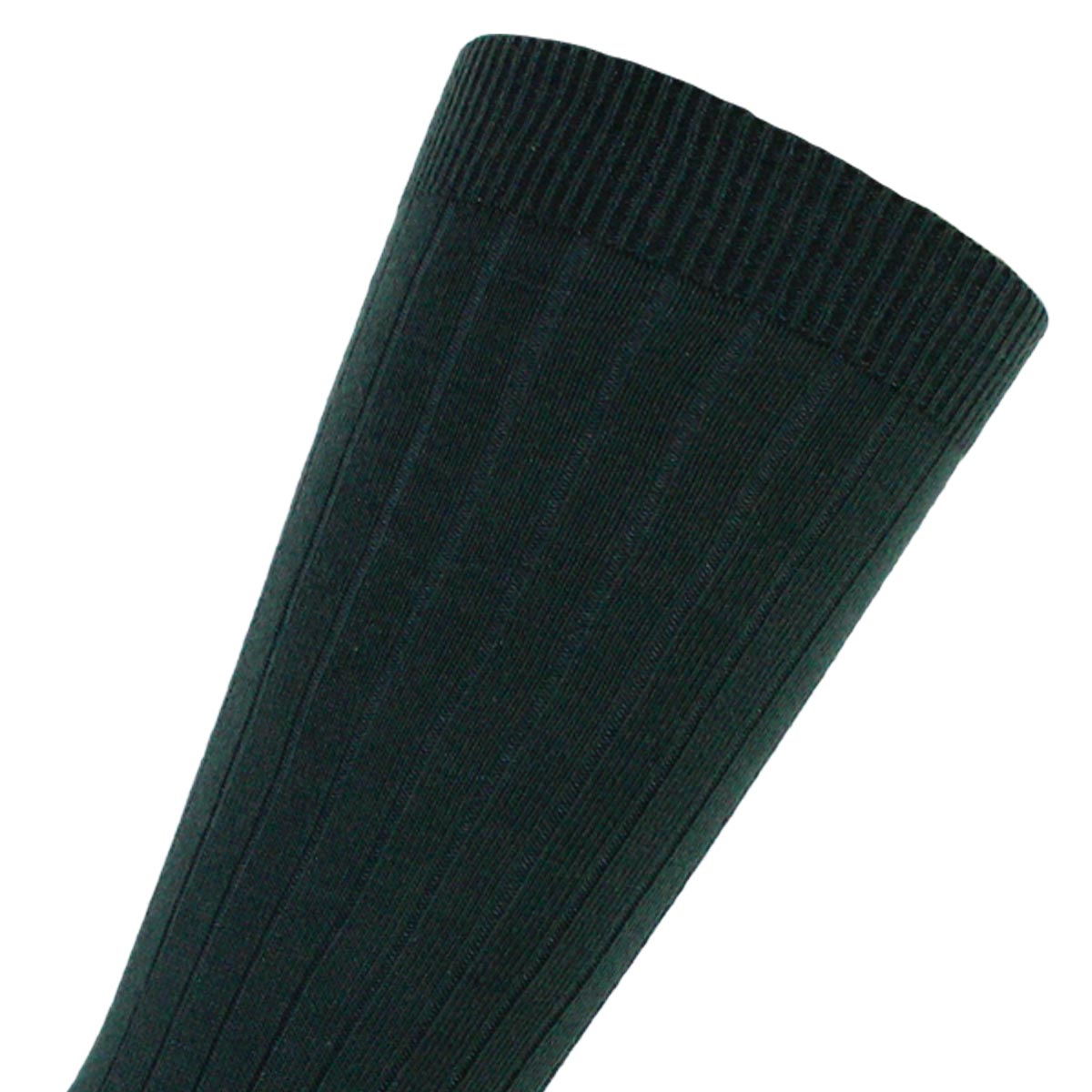 Peruggi - Calcetín Bamboo Acanalado Largo Americano