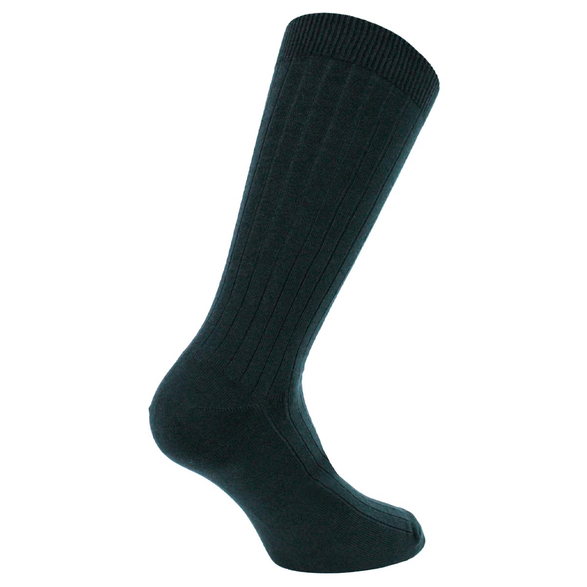 Peruggi - Calcetín Bamboo Acanalado Largo Americano