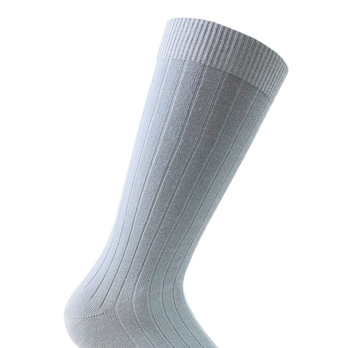 Peruggi - Calcetín Bamboo Acanalado Largo Americano