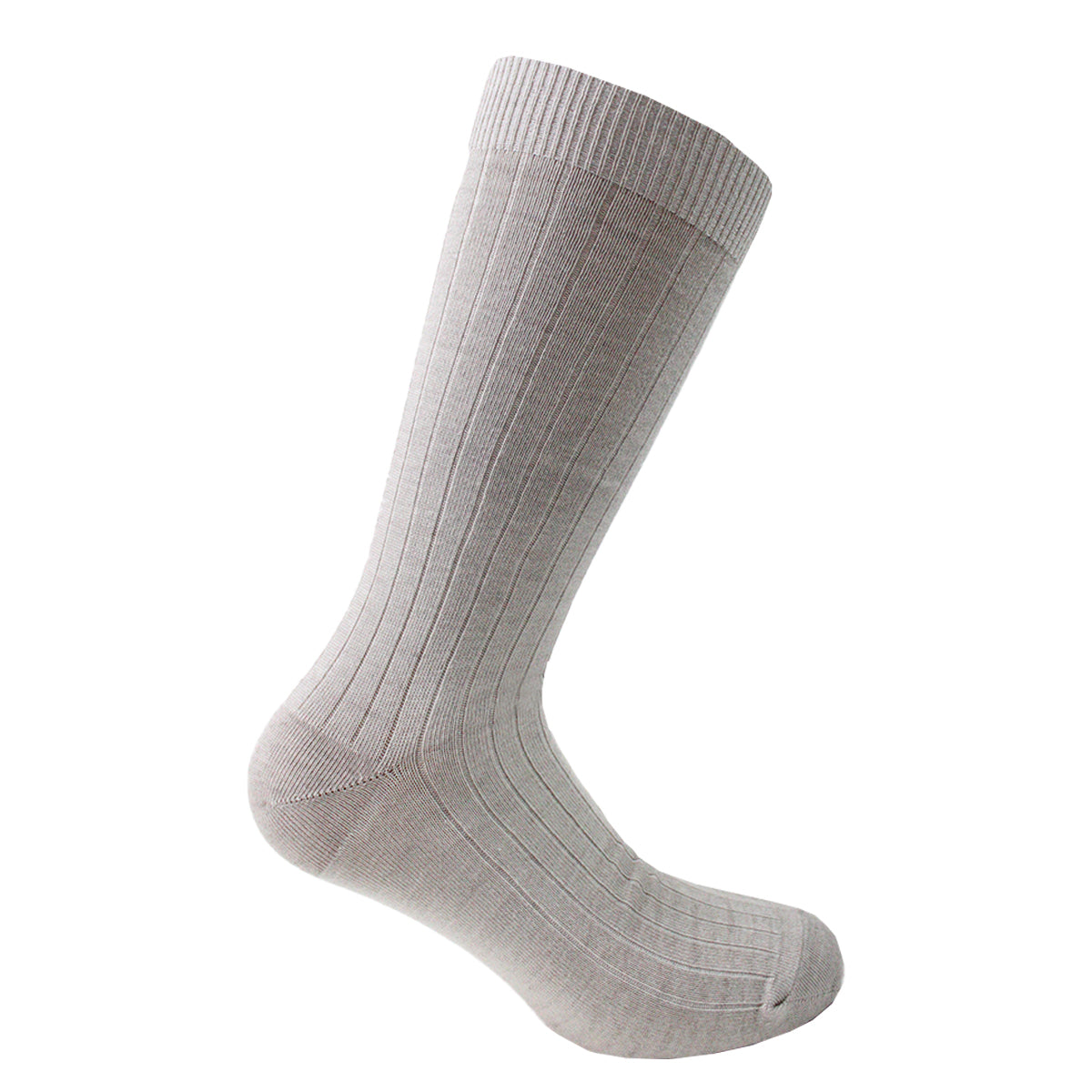 Peruggi - Calcetín Bamboo Acanalado Largo Americano