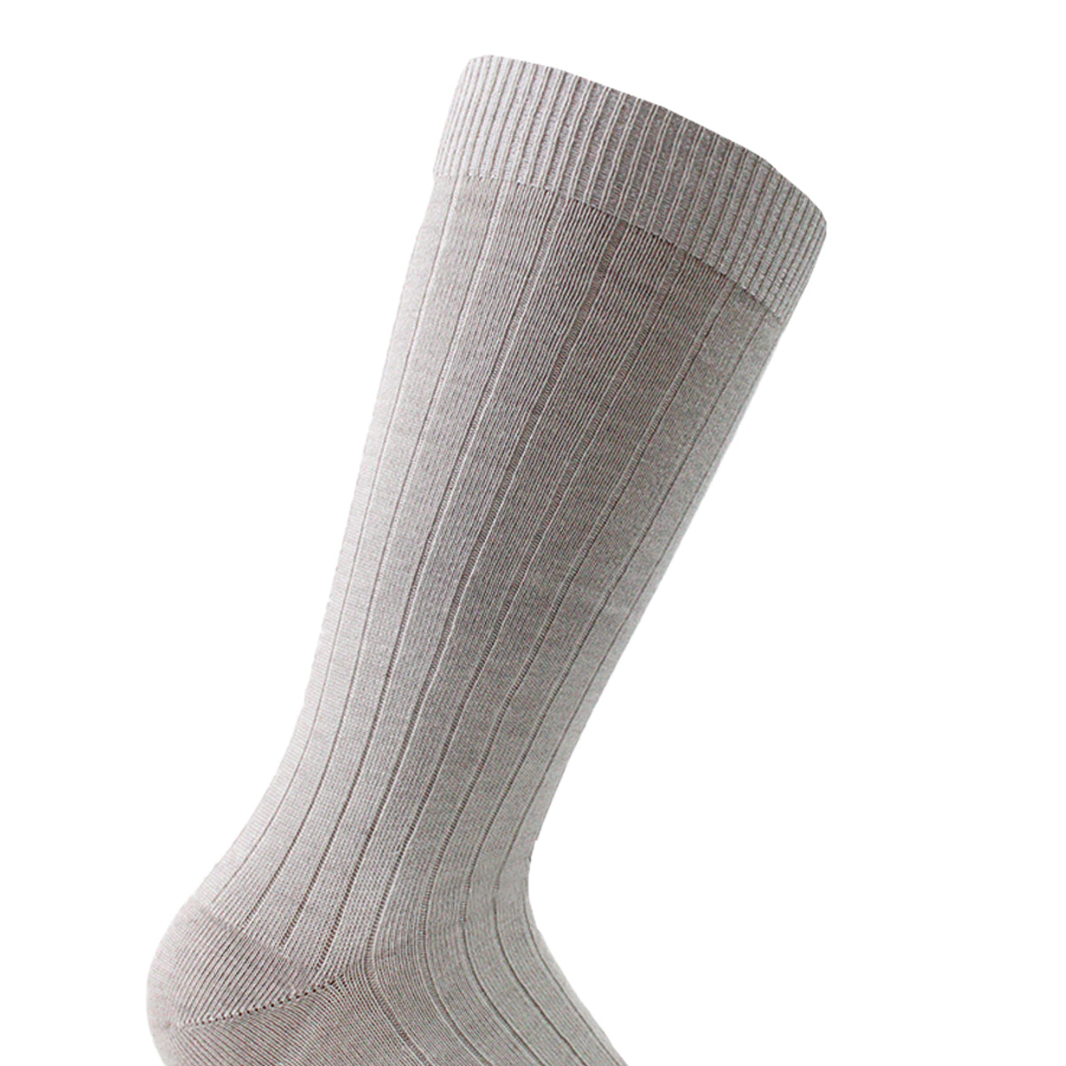 Peruggi - Calcetín Bamboo Acanalado Largo Americano