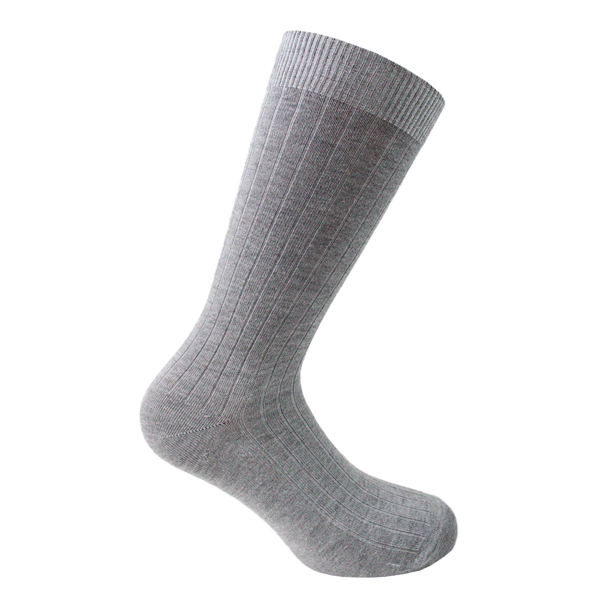 Peruggi - Calcetín Bamboo Acanalado Largo Americano