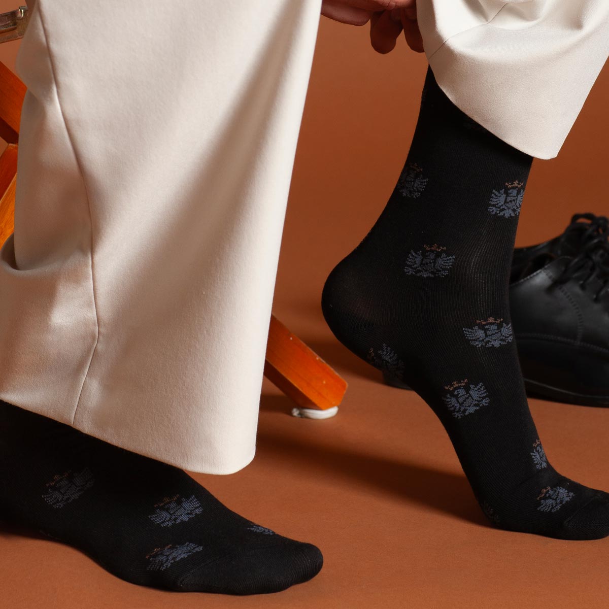 Peruggi - 2 Pares Calcetín Bamboo Escudo