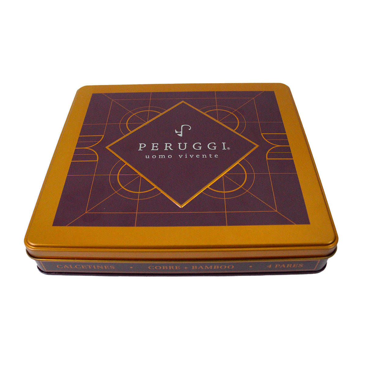 Peruggi - Caja 4 Pares Calcetines Cobre + Bamboo ¡Especial Navidad🎅🏻!