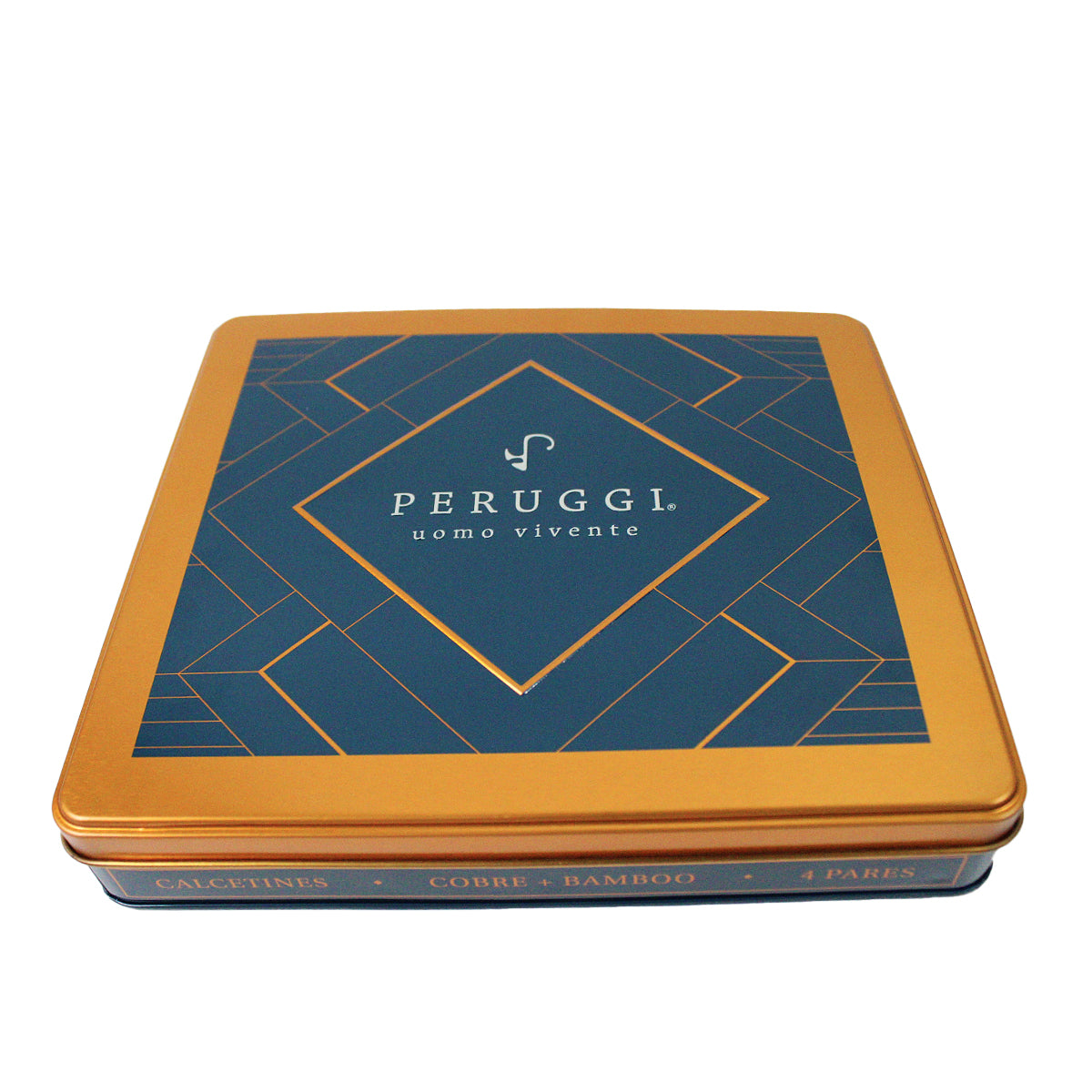 Peruggi - Caja 4 Pares Calcetines Cobre + Bamboo ¡Especial Navidad🎅🏻!