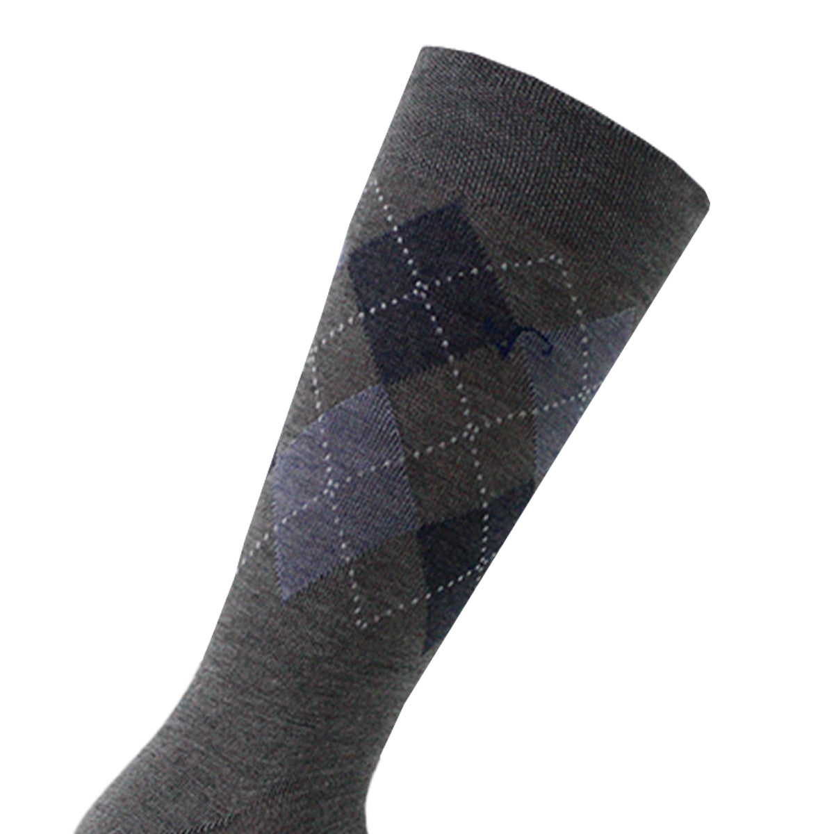 Peruggi - 2 Pares Calcetín Bamboo Rombo Largo Americano