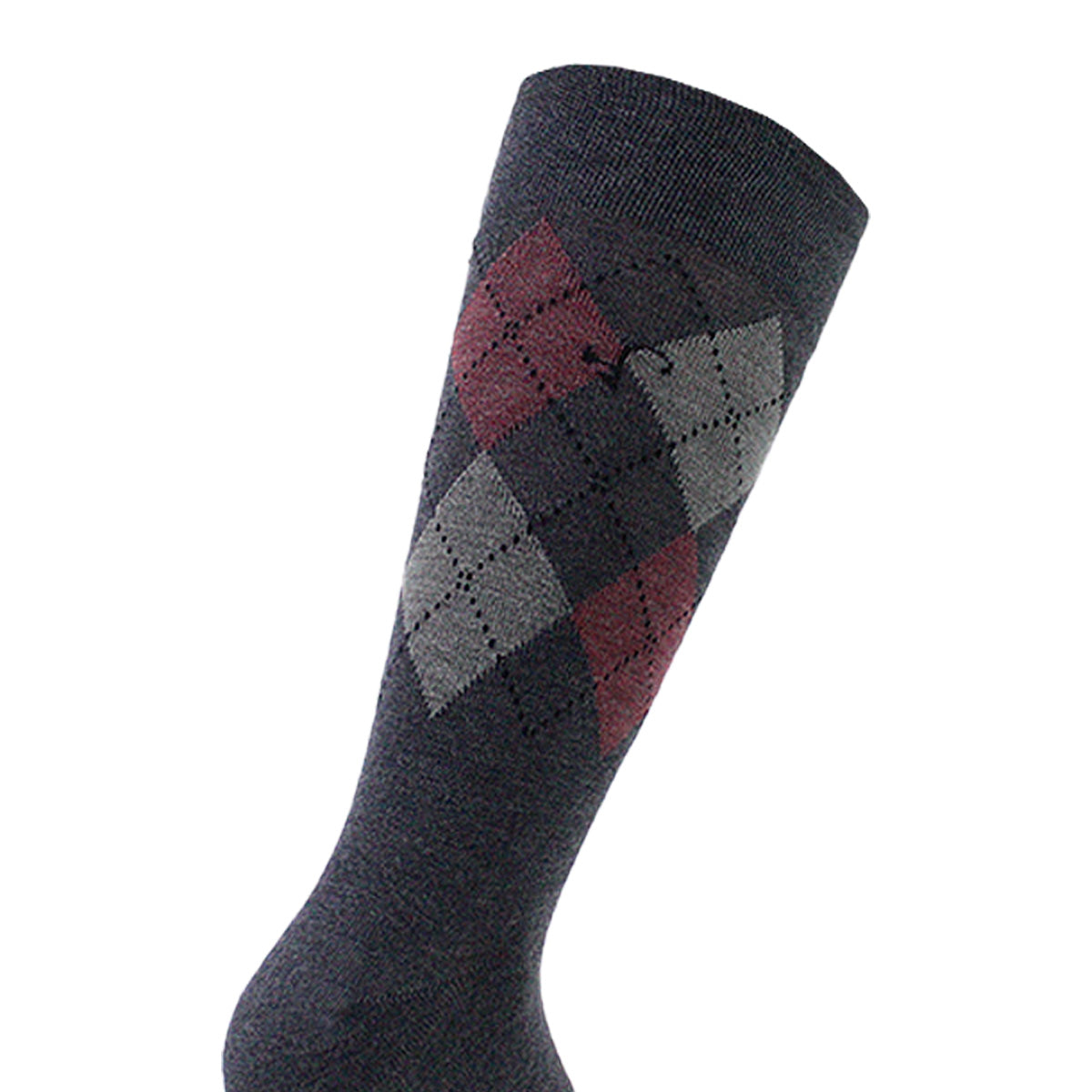 Peruggi - 2 Pares Calcetín Bamboo Rombo Largo Americano