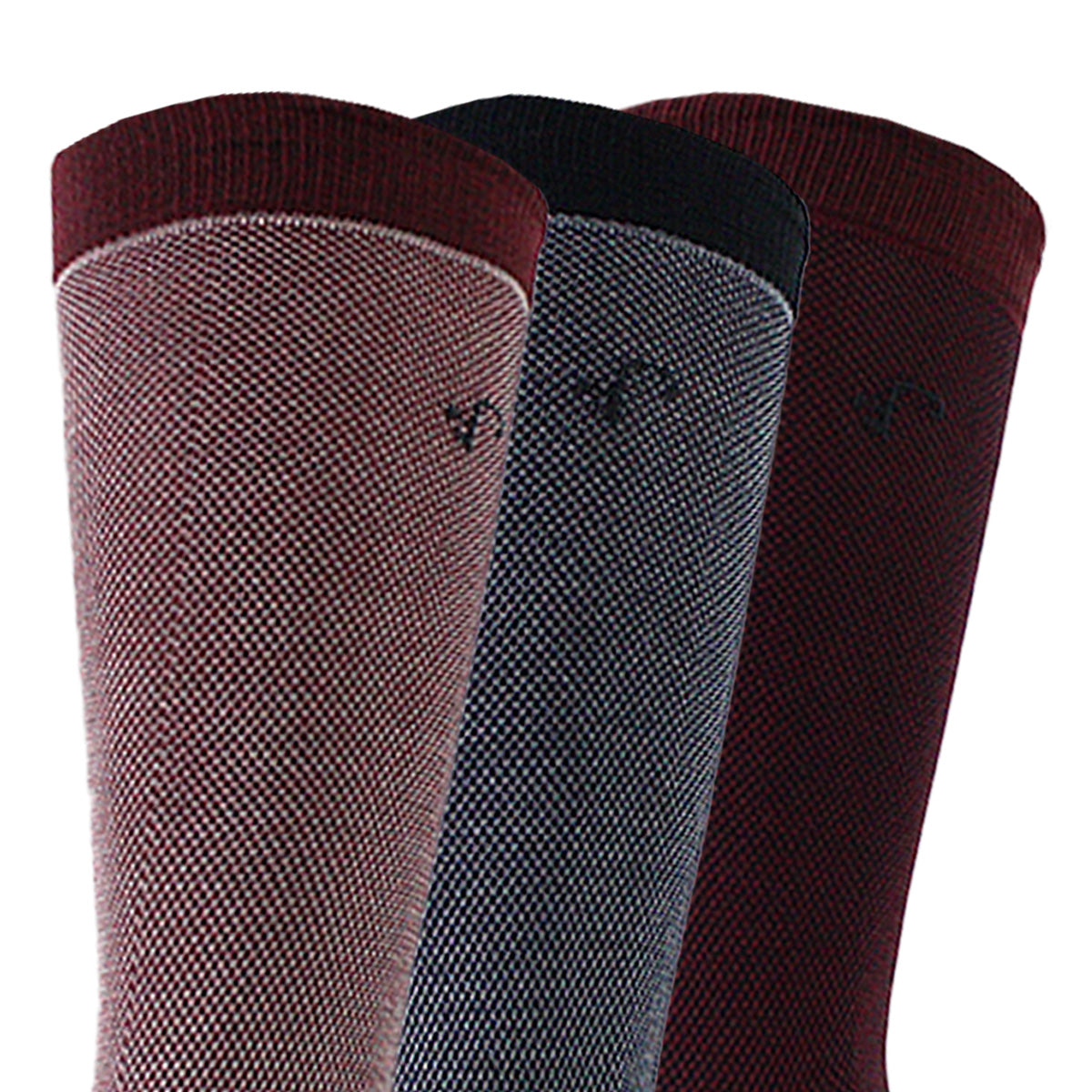 Peruggi - 3 Pares Calcetín Bamboo Puntos Largo Americano