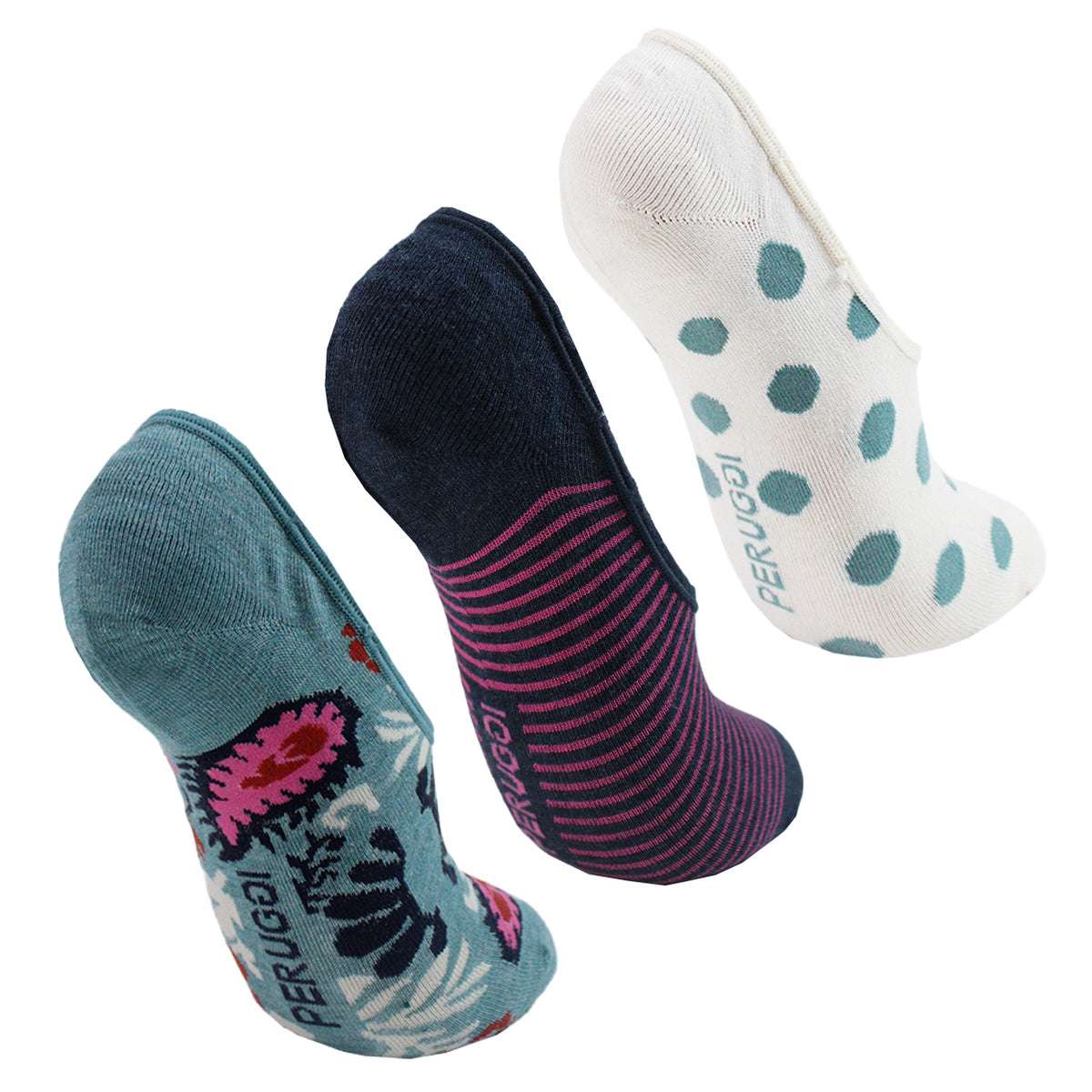 Monarch - 3 Pares Calcetín Bamboo Paisley