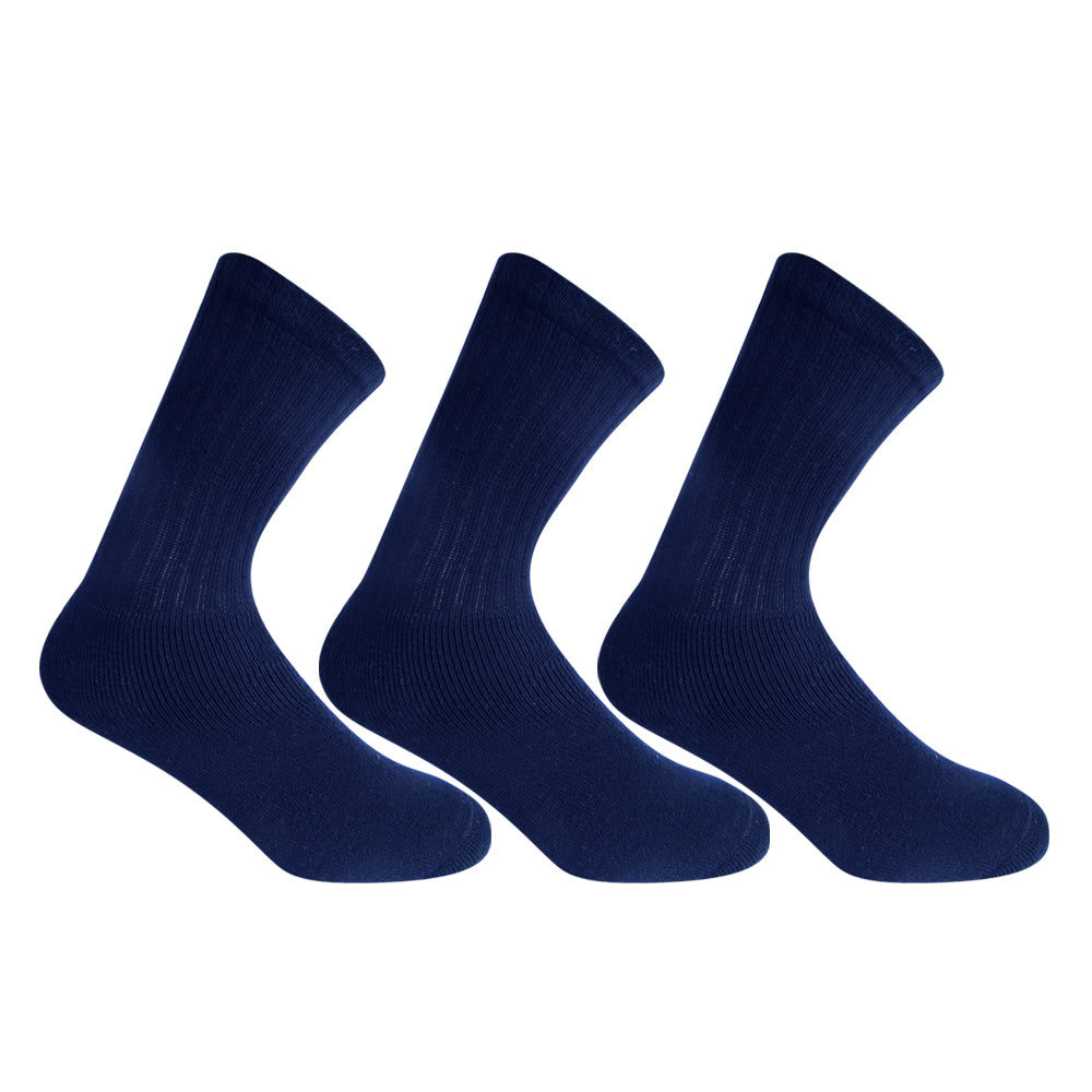 Peruggi - 3 Pares Calcetin Algodón Deportivo Largo 3/4