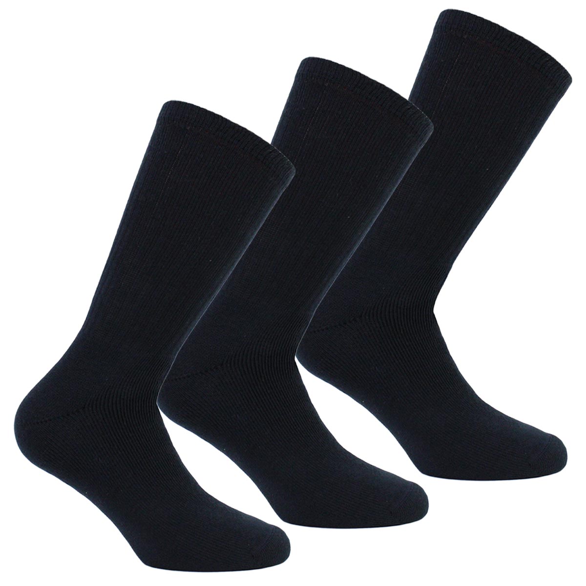 Peruggi - 3 Pares Calcetin Algodón Deportivo Largo 3/4