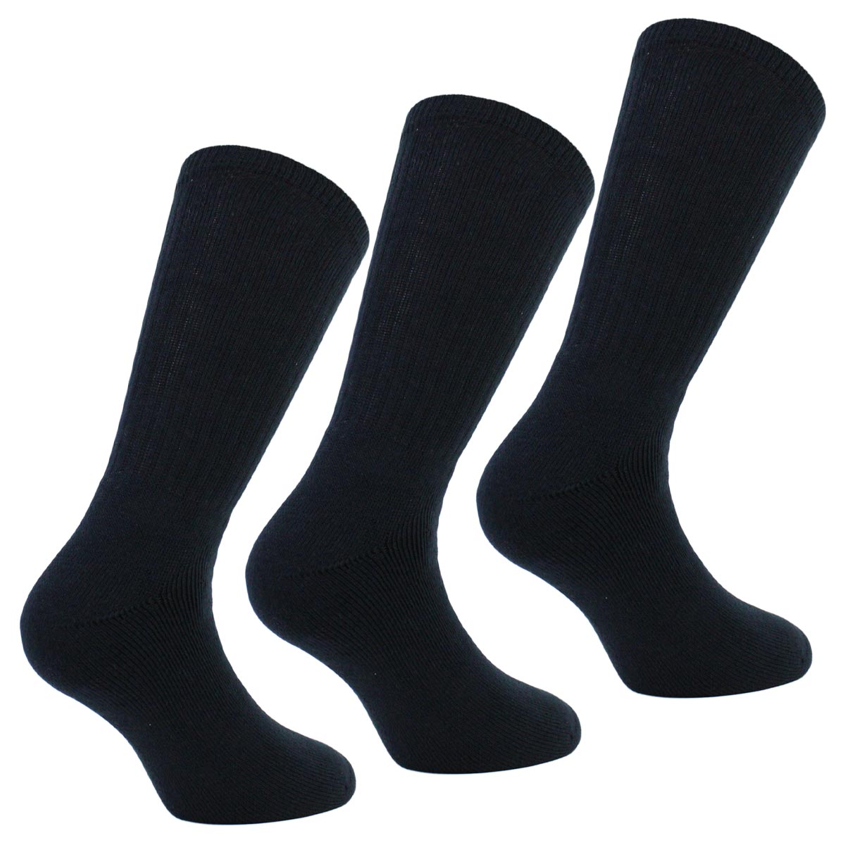 Peruggi - 3 Pares Calcetin Algodón Deportivo Largo 3/4