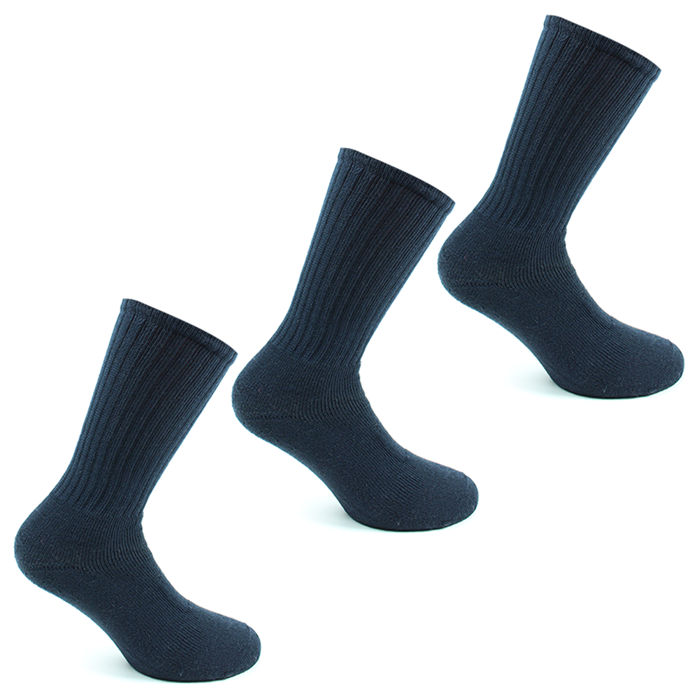 Peruggi - 3 Pares Calcetin Algodón Deportivo Largo 3/4