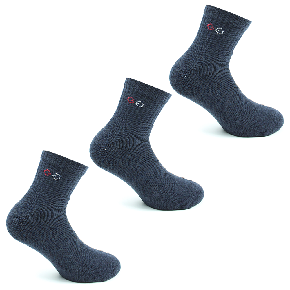 Peruggi - 3 Pares Calcetin Algodón Deportivo Largo 2/4