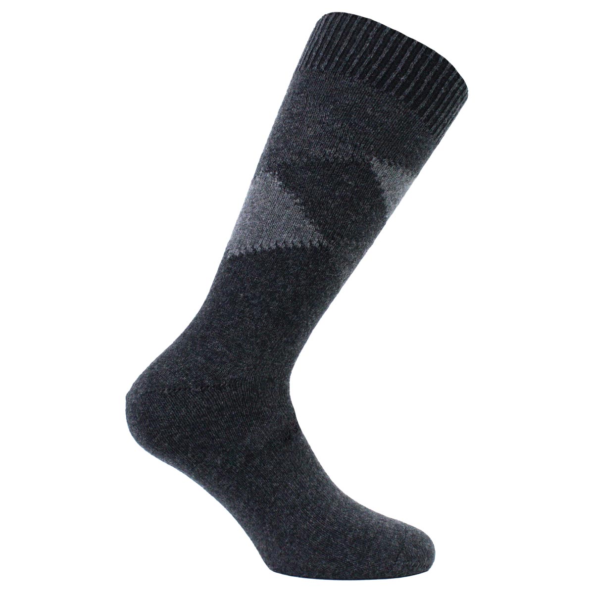 Peruggi - Calcetín Lana Italiana Rombo Largo 3/4