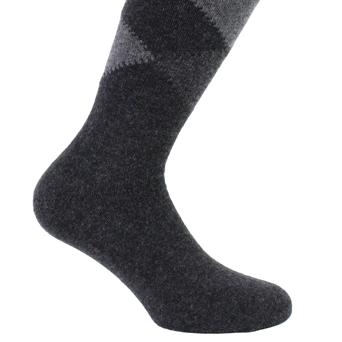 Peruggi - Calcetín Lana Italiana Rombo Largo 3/4