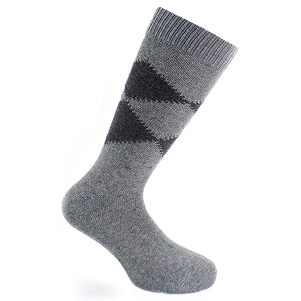 Peruggi - Calcetín Lana Italiana Rombo Largo 3/4