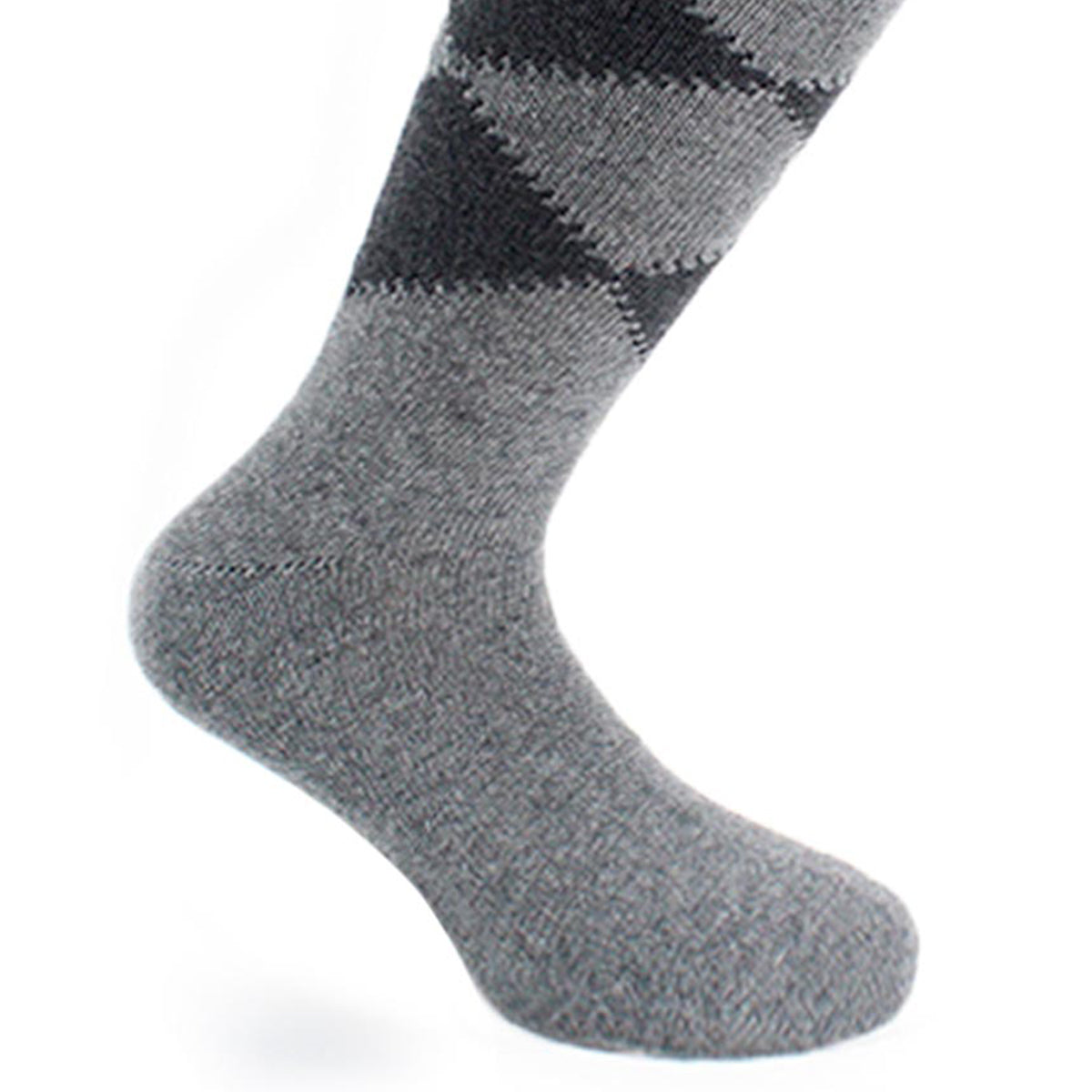 Peruggi - Calcetín Lana Italiana Rombo Largo 3/4