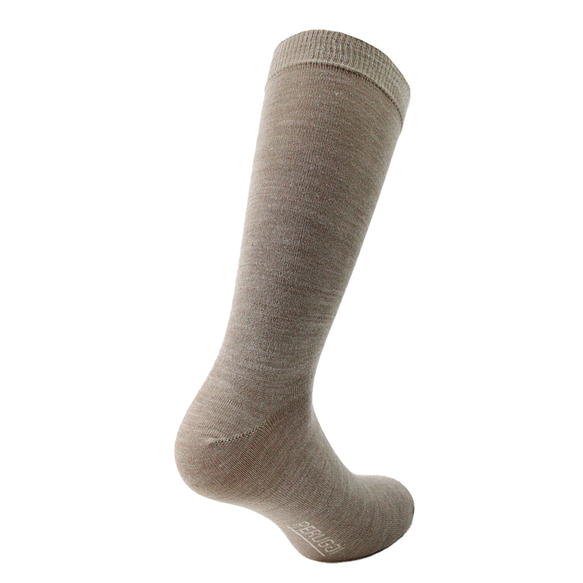Peruggi - Calcetín Lana Merino Liso Largo Americano