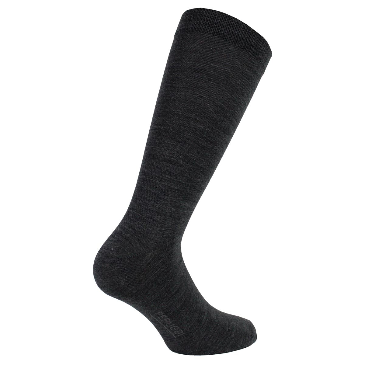 Peruggi - Calcetín Lana Merino Liso Largo Americano