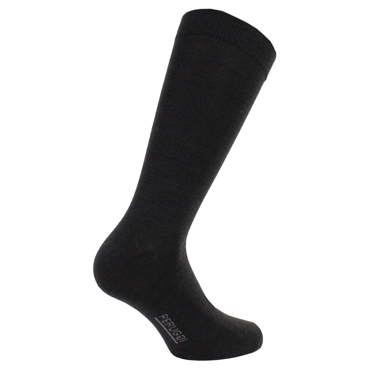 Peruggi - Calcetín Lana Merino Liso Largo Americano