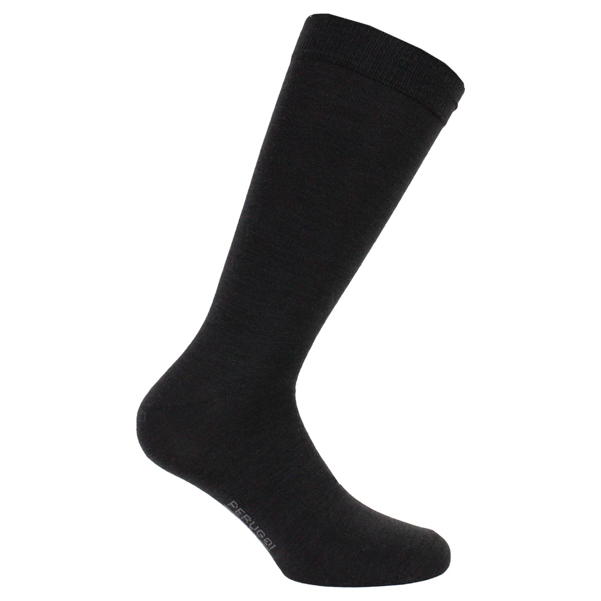 Peruggi - Calcetín Lana Merino Liso Largo Americano