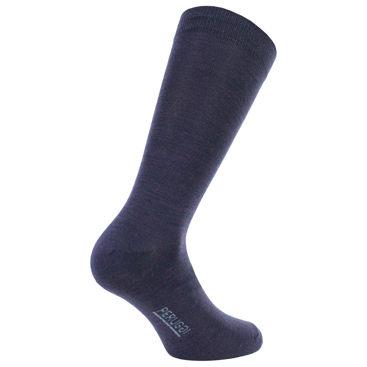 Peruggi - Calcetín Lana Merino Liso Largo Americano