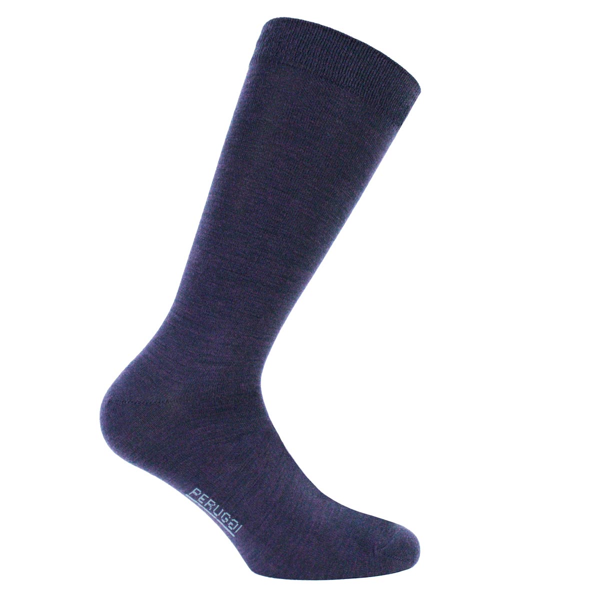Peruggi - Calcetín Lana Merino Liso Largo Americano
