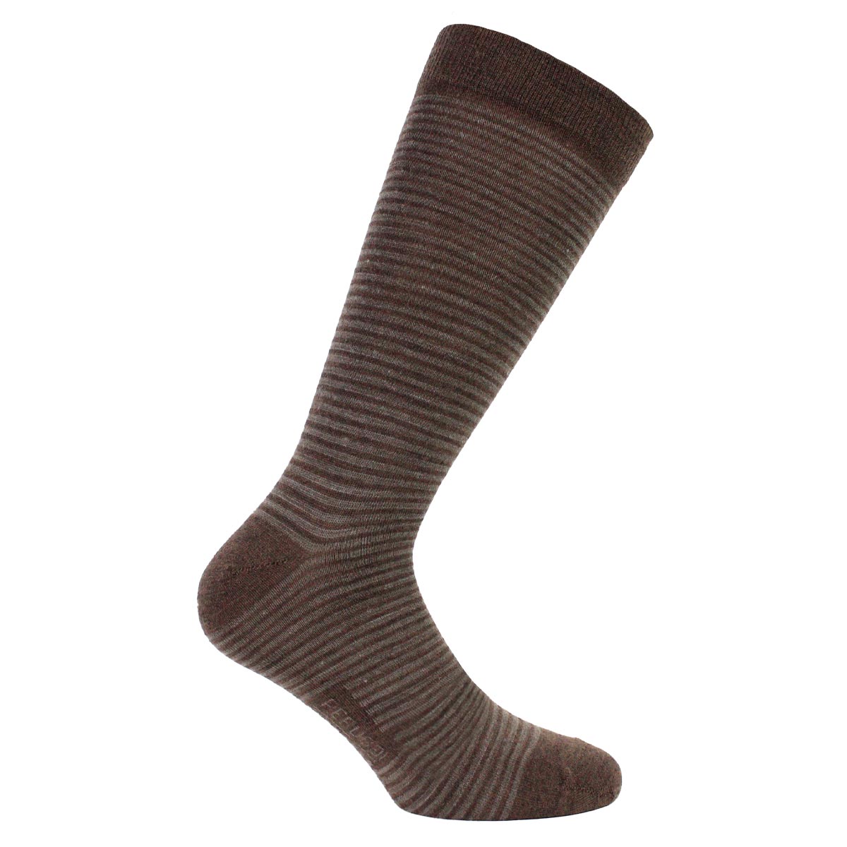 Peruggi - Calcetín Lana Merino Rayas Largo Americano