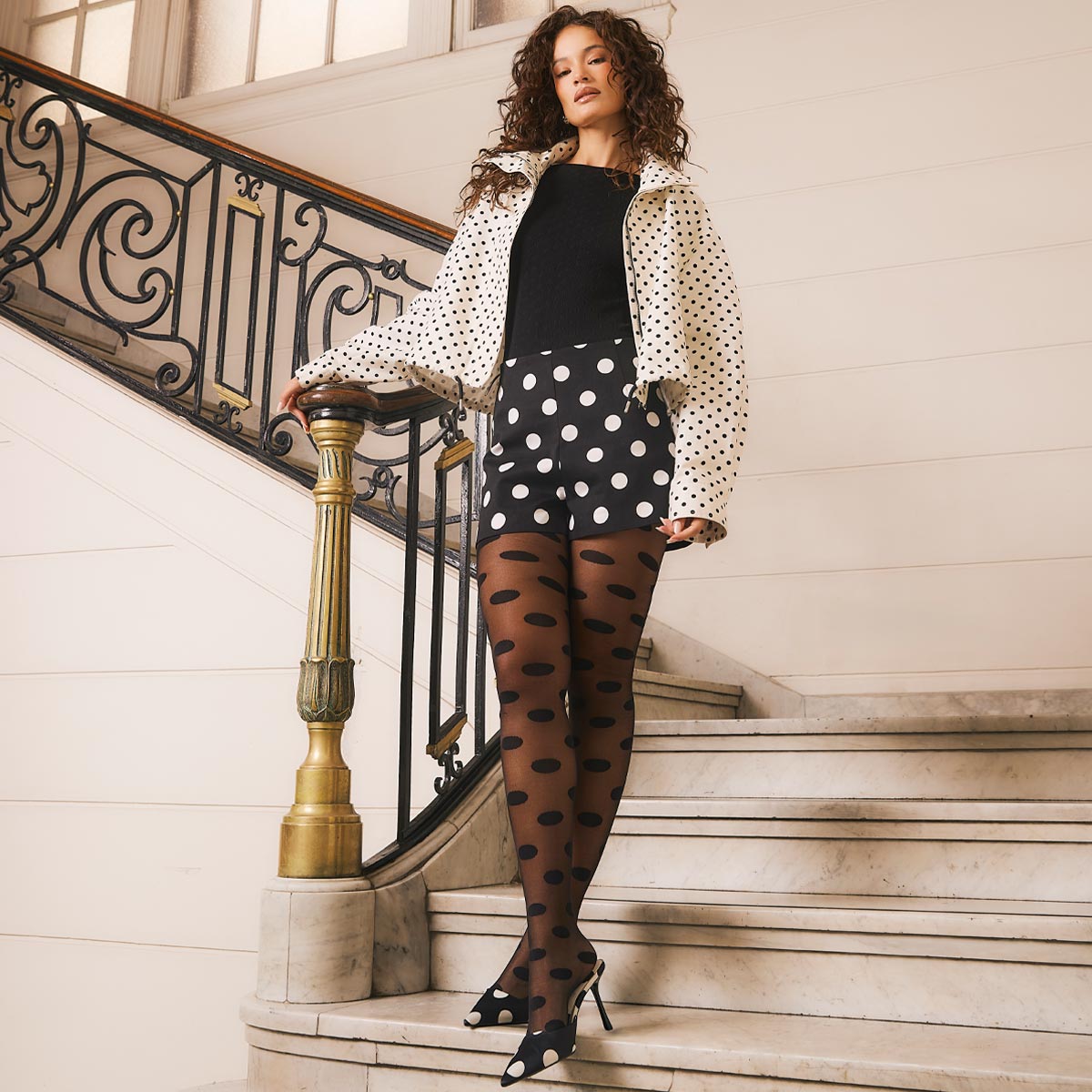 Lasst - Panty Lunares Cintura Invisible