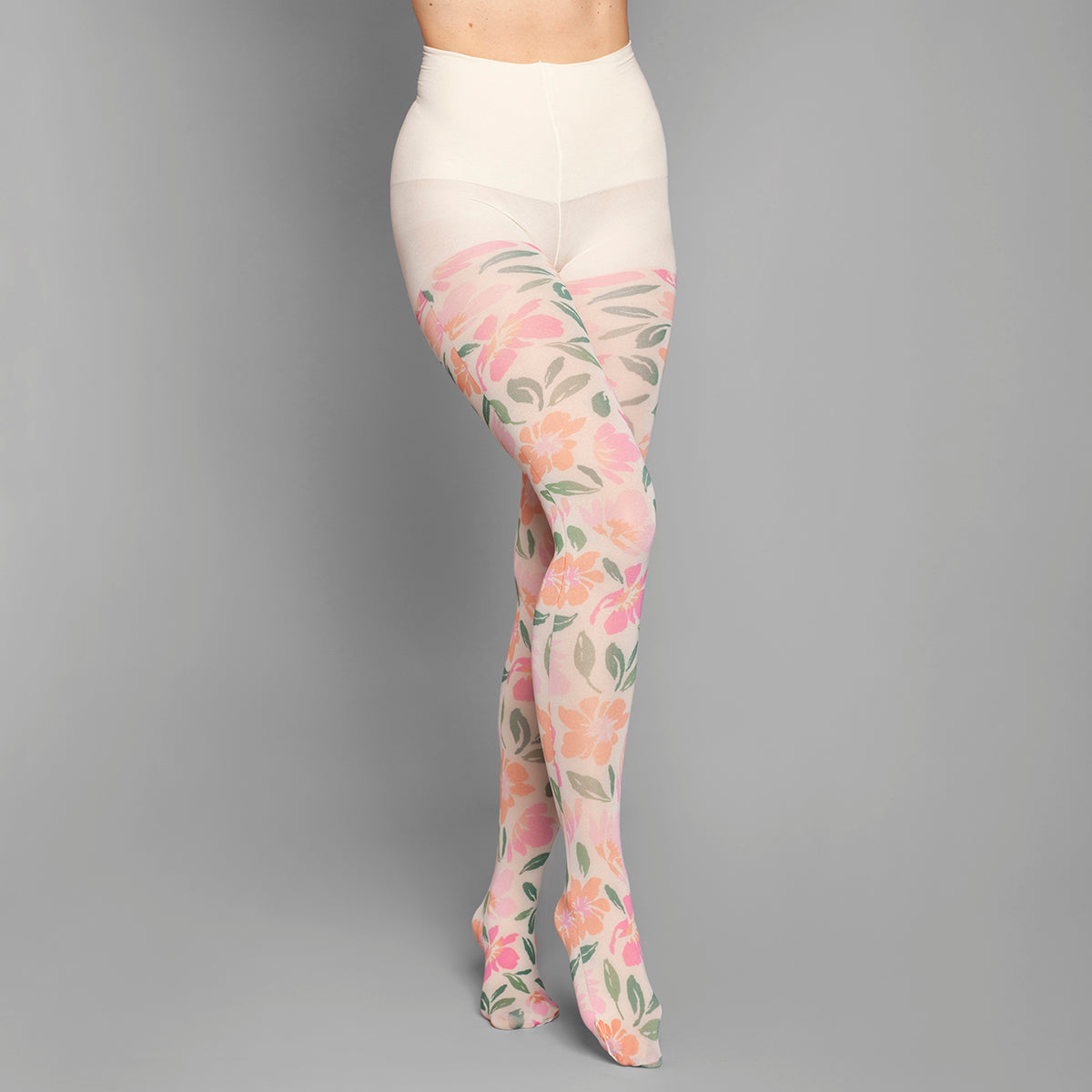 Lasst - Panty Diseño Print Ivorie (50 Denier)