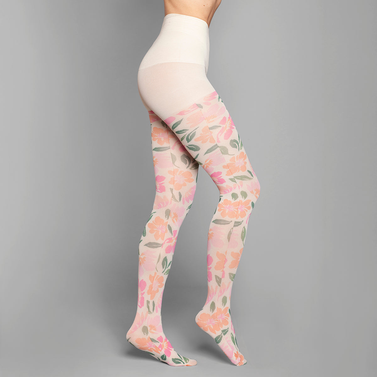 Lasst - Panty Diseño Print Ivorie (50 Denier)