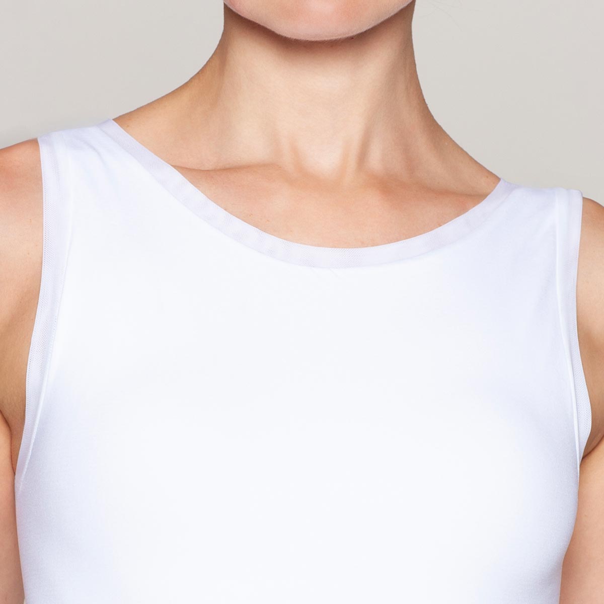 Lasst - Body Escote Polo Borde Malla