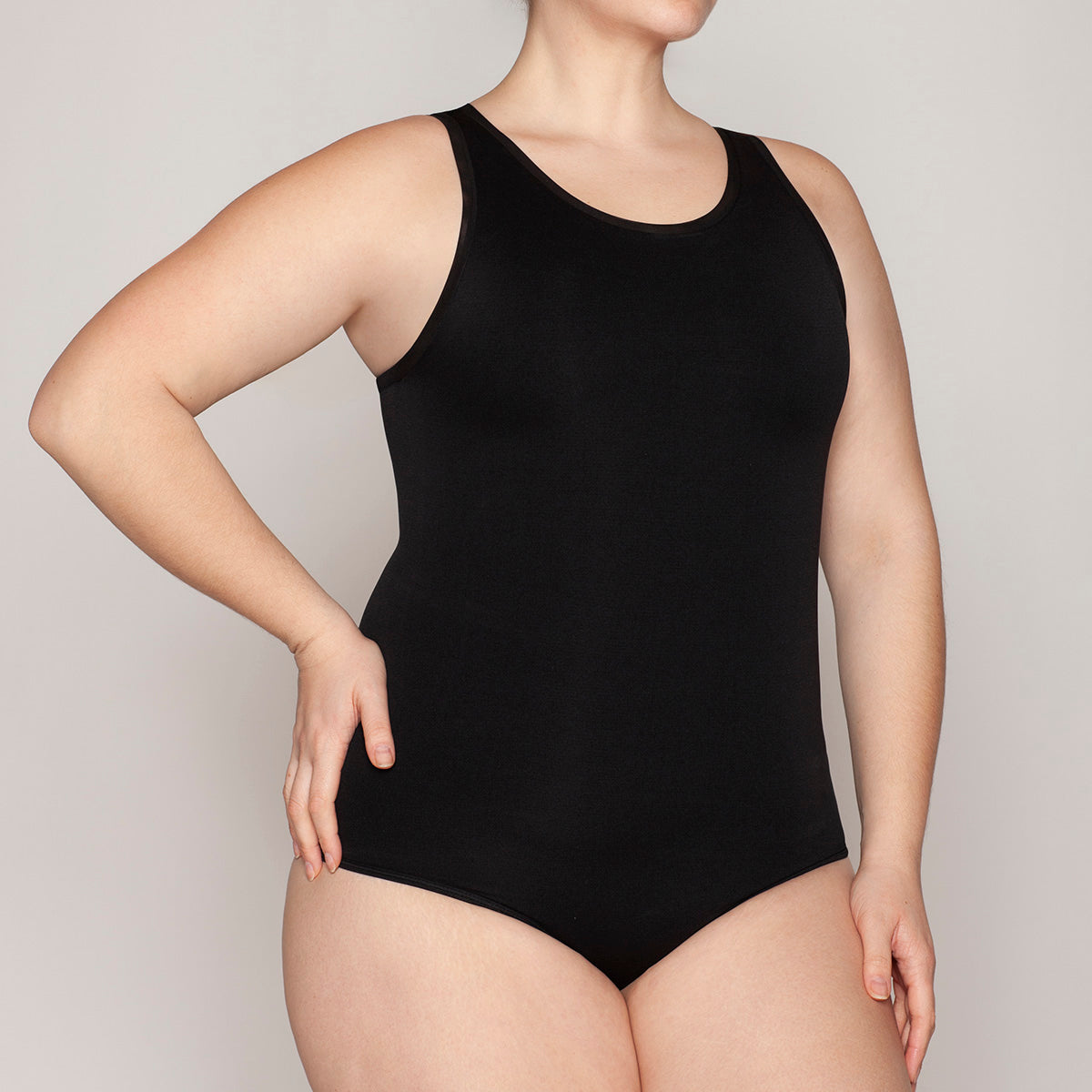 Lasst - Body Escote Polo Borde Malla