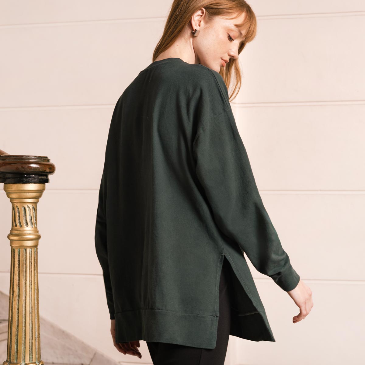 Lasst - Poleron Largo Tajo Costado