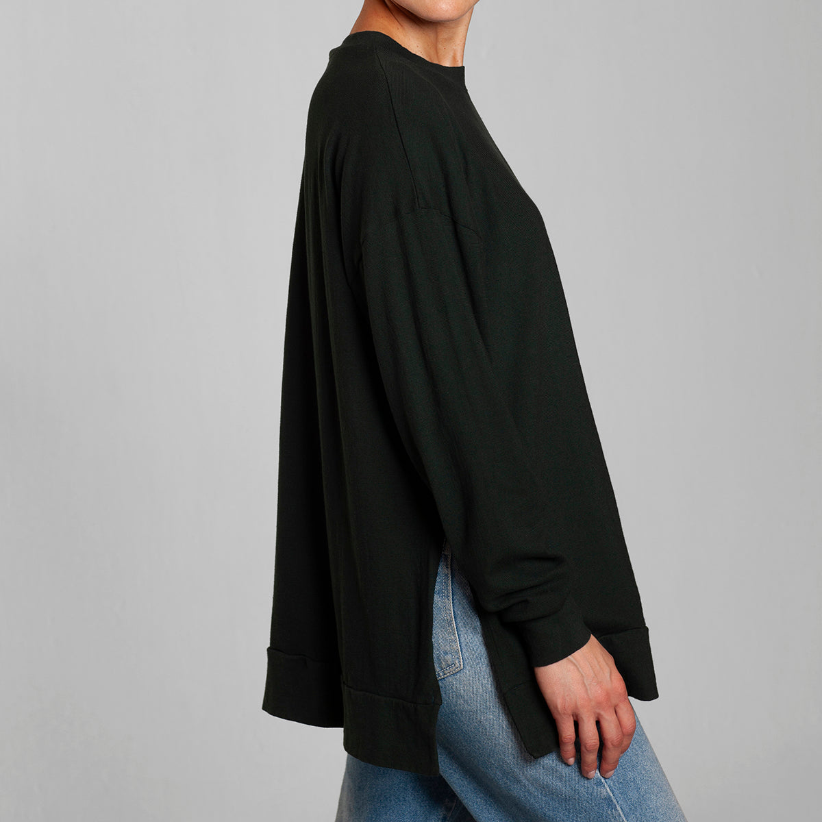 Lasst - Poleron Largo Tajo Costado