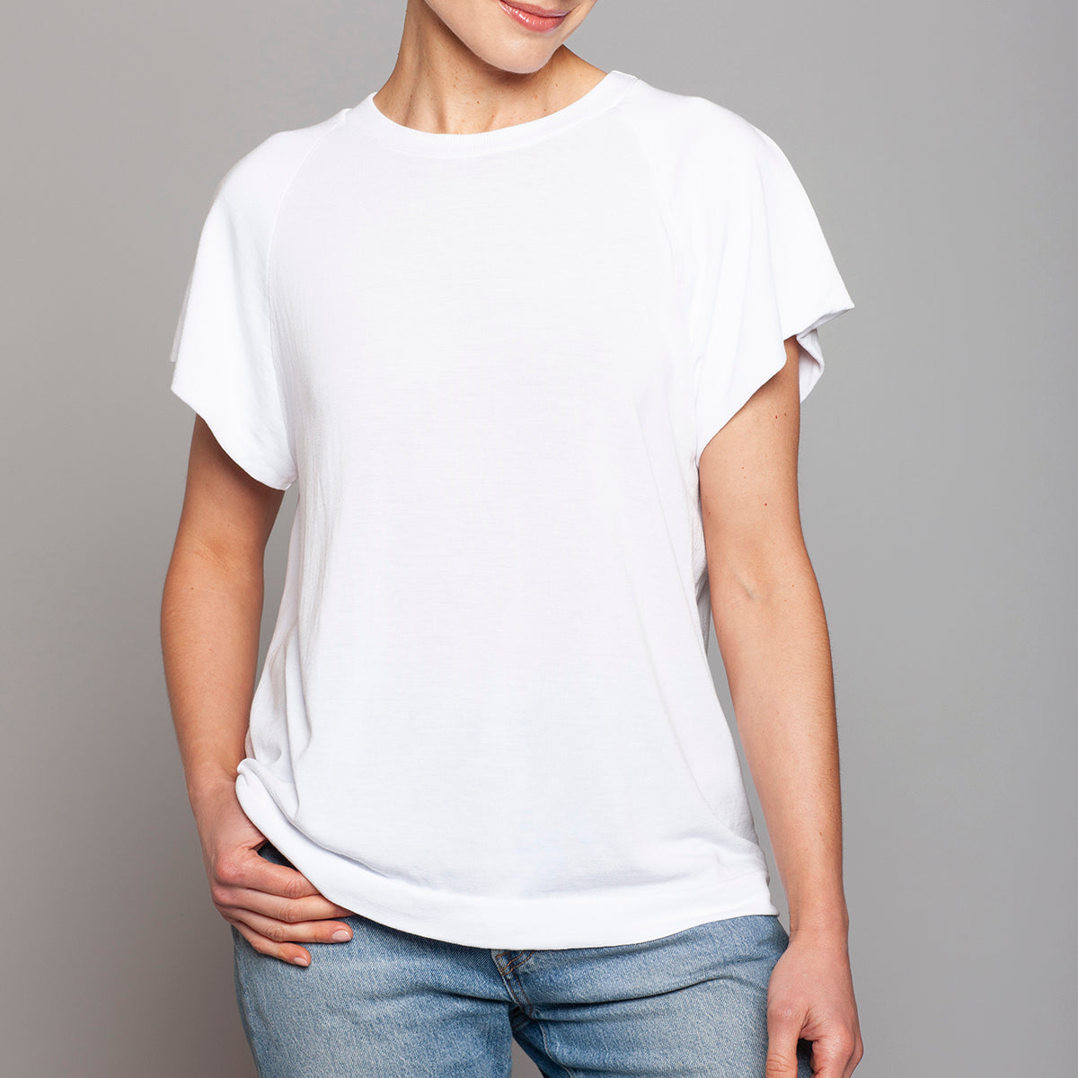 Lasst - Polera Holgada Manga Corta