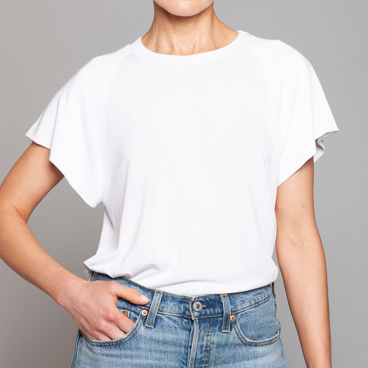 Lasst - Polera Holgada Manga Corta