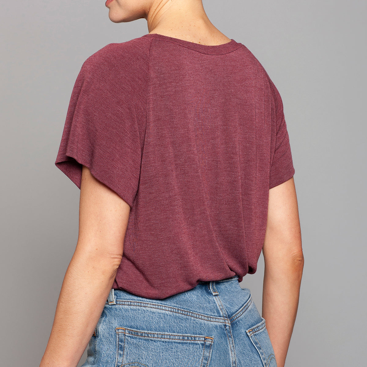 Lasst - Polera Holgada Manga Corta