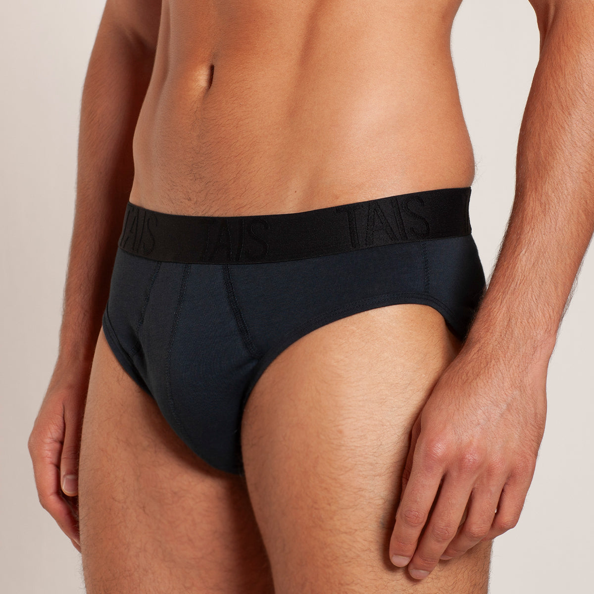 Tais - 2 Unidades Slip Cotton Spandex Azul Happy Boolls
