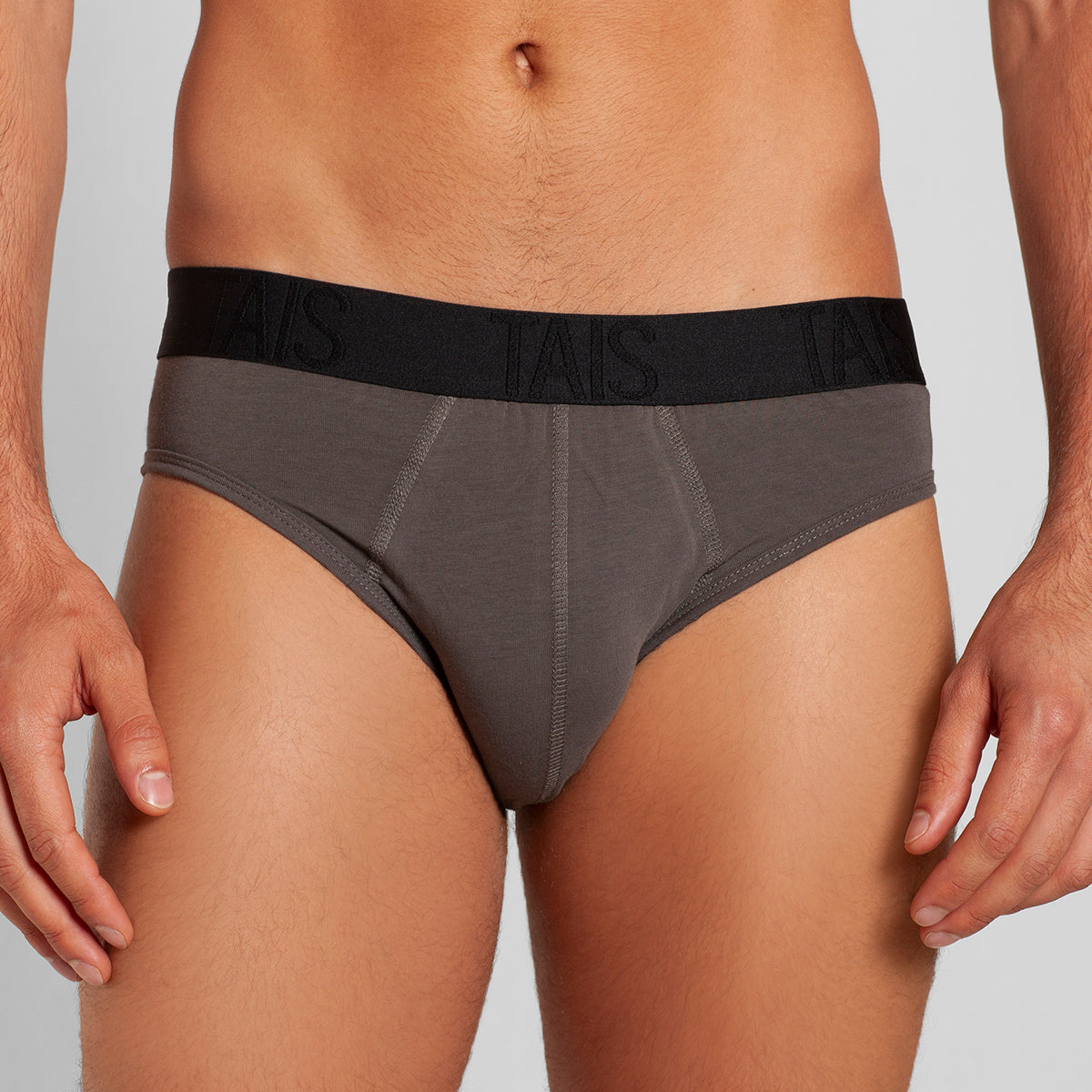 Tais - 2 Unidades Slip Cotton Spandex Marengo Happy Boolls